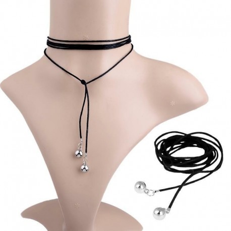 * 39 - Vintage retro fekete csipke kristály varázsa medál choker nyaklánc gótikus ékszerek