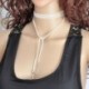 * 41 - Vintage retro fekete csipke kristály varázsa medál choker nyaklánc gótikus ékszerek