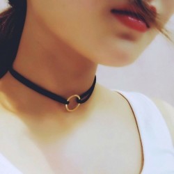 * 31 - Vintage retro fekete csipke kristály varázsa medál choker nyaklánc gótikus ékszerek
