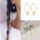 * 23 Arany 2,6cm - Divattervezés geometria női kör kör csepp karika fülbevaló ékszerek