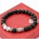 * 35 12mm - Férfi természetes drágakő gyöngy karkötő Buddha fej varázsa gyöngyös karkötő ékszerek