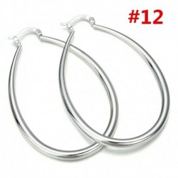 * 12 1 Pár - 925 ezüst kristály strasszos cirkónia fülbevalók esküvői ékszerek női ajándék