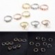 Arany-5 kövek - Virágos cirkónium orrgyűrű Daith piercing porc fül karika septum gyűrűk Tragus Egyesült Királyság