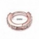 Rose Gold-6mm - Septum Clicker Piercing ajakporc Tragus fülgyűrű karika csapok fülbevaló ékszerész