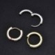 Rose Gold-6mm - Septum Clicker Piercing ajakporc Tragus fülgyűrű karika csapok fülbevaló ékszerész