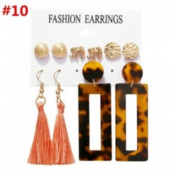 * 10 6pár / tétel - 6pár koreai stílusú fülbevaló, bojt kristály fülbevalóval, csüngős horog, elegáns nők