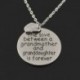 Anya és fia Szerelem - Családi nyaklánc medál ajándékdivat Női Silve Heart Love Charm Chain Jewellery