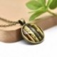 Nincs szín - Tanári könyv ajándék Cabochon tibeti bronzüveg lánc nyaklánc medál 1PC