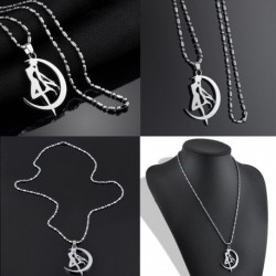 Nincs szín - 1db Anime Sailor Moon Tsukino Usagi Moon Stick medál nyaklánc rozsdamentes acélból