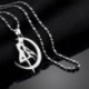 Nincs szín - 1db Anime Sailor Moon Tsukino Usagi Moon Stick medál nyaklánc rozsdamentes acélból