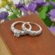 7 - Női Lady Gemstone CZ esküvői eljegyzési gyűrű szett gyűrűk 6-9 méretű ékszerek
