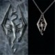 Nincs szín - Divat Cool The Elder Scrolls Logo Skyrim Dragon Charm medál lánc nyaklánc