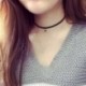 * 34 - Gótikus punk fekete csipke retro choker gallér nyaklánc ékszer csipke virág medál