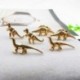 Arany 6 pár - 3 / 6pár arany ezüst aranyos dinoszaurusz fülbevaló fülcsavar kicsi unisex ékszer szett USA