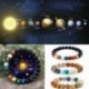 * 7 - 7 csakra kristály lávakő karkötő gyógyító gyöngyök ékszerek Mala Reiki szorongás