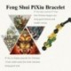 1. kötéllánc - Feng Shui fekete Obsidian Pixiu Wealth Good Luck sárkány medál nyaklánc ékszerek