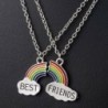 * 4 - ÚJ LEGJOBB BARÁT 2 Medál Nyaklánc Félszívű ezüst BFF barátság HOT