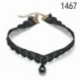 1467 - Gótikus punk fekete bársony báj medál choker nyaklánc kézzel készített retro ékszerek