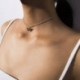 1-pillangó / arany - Divat női arany ezüst pillangó medál nyaklánc choker lánc ékszerek USA