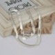 18 hüvelyk - 925 sterling szilárd ezüst 6 mm-es lapos kígyólánc férfi női nyaklánc 16 - 24 hüvelyk