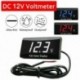 Zöld - Autó motorkerékpár 12V-os digitális LED-kijelző voltmérő feszültségmérő panelmérő USA
