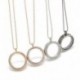 * 2 Ezüst - Living Memory lebegő varázsa kristályüveg kerek medál medál nyaklánc 30mm