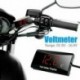 Piros - 12V autós motorkerékpár digitális LED kijelző voltmérő feszültség volt mérő panel mérő