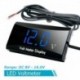 Piros - 12V autós motorkerékpár digitális LED kijelző voltmérő feszültség volt mérő panel mérő