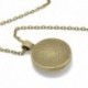 Nincs szín - Vintage Retro Steampunk szív fotó Cabochon üveg bronz lánc medál nyaklánc