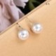 * 1 Arany - Divatos női lányok 925 ezüst édesvízi gyöngy fülbevalók Egyesült Királyságban