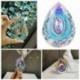 38mm - Magic Rainbow CRYSTAL SUNCATCHER csillár lámpa függő medál lakberendezési cikkek UK
