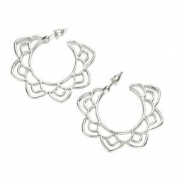 Design-26 ezüst (4,6 * 3,5 cm) - Boho geometriai kerek kör csepp fülbevaló fülbevalók női party ékszerek