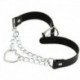 Piros - Női punk choker nyaklánc gallér PU bőr gótikus szív hosszú lánc Egyesült Királyság