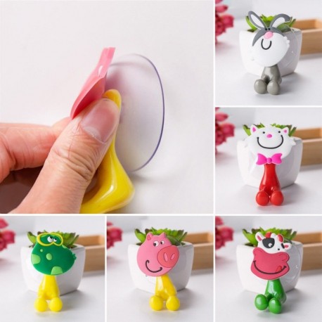 Béka - 1X3D rajzfilm állat aranyos balek fogkefe fali tartó szívócsésze fürdőszoba baba