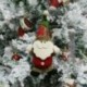 Hóember * 2 - Karácsonyi ajándék Mikulás hóember dísz fesztivál party Xmas Tree Decor Doll