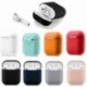 Kék (kulcstartó nélkül) - AirPods szilikon tok   kulcstartó védőburkolat az AirPod töltőtokhoz