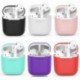 Kék (kulcstartó nélkül) - AirPods szilikon tok   kulcstartó védőburkolat az AirPod töltőtokhoz