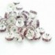 20db ClearCrystal strassz ... - 100db Rondelle Spacer ezüst gyöngy cseh kristály strassz kerek 8mm nagykereskedelem