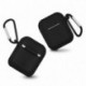 Zöld - AirPods szilikon tok borító védőbőr Apple Airpod töltéshez   kulcstartó