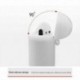 Fekete - AirPods szilikon tok borító védőbőr Apple Airpod töltéshez   kulcstartó