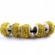 Pávakék - 20db EZÜST MURANO ÜVEGGÉPEK LÁMPÁK Fit European Charm karkötő DIY ékszerek