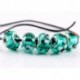 39 * - 5db SILVER MURANO GLASS BEAD Fit European Charm karkötő ékszer készítés