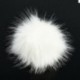 Fehér   Nyomógomb - Barkácsolás 10 cm 12 cm aranyos műnyúl szőrme Pom Pom labda pompom kötő kalap kiegészítők