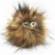 Fehér   Nyomógomb - Barkácsolás 10 cm 12 cm aranyos műnyúl szőrme Pom Pom labda pompom kötő kalap kiegészítők