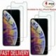 iPhone 8 (4-Pack) - (4 darabos) Prémium edzett üvegüveg védőfólia iPhone X / XS / XR / XS Max