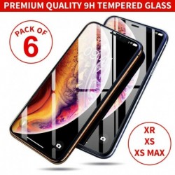 IPhone 7 (3 csomag) - [6 csomag] Gorilla edzett üveg képernyővédő fólia új iPhone XS Max XR XS X készülékhez
