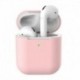 Világos rózsaszín (kulcstartó nélkül) - AirPods szilikon tok védőfedél   kulcstartó az Apple AirPod töltőtokhoz