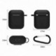 Világos rózsaszín (kulcstartó nélkül) - AirPods szilikon tok védőfedél   kulcstartó az Apple AirPod töltőtokhoz