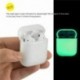 Nincs szín - Ragyogás a sötét szilikon tokban az Apple Airpods Protector Cover fülhallgatóhéjhoz