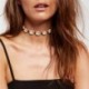 * 17 Egyszerű tengerparti tengeri kagyló tehén ... - Vintage többrétegű kristály medál nyaklánc női choker nyaklánc